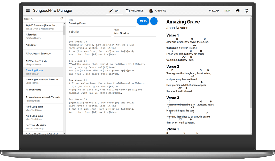 songbook pro app